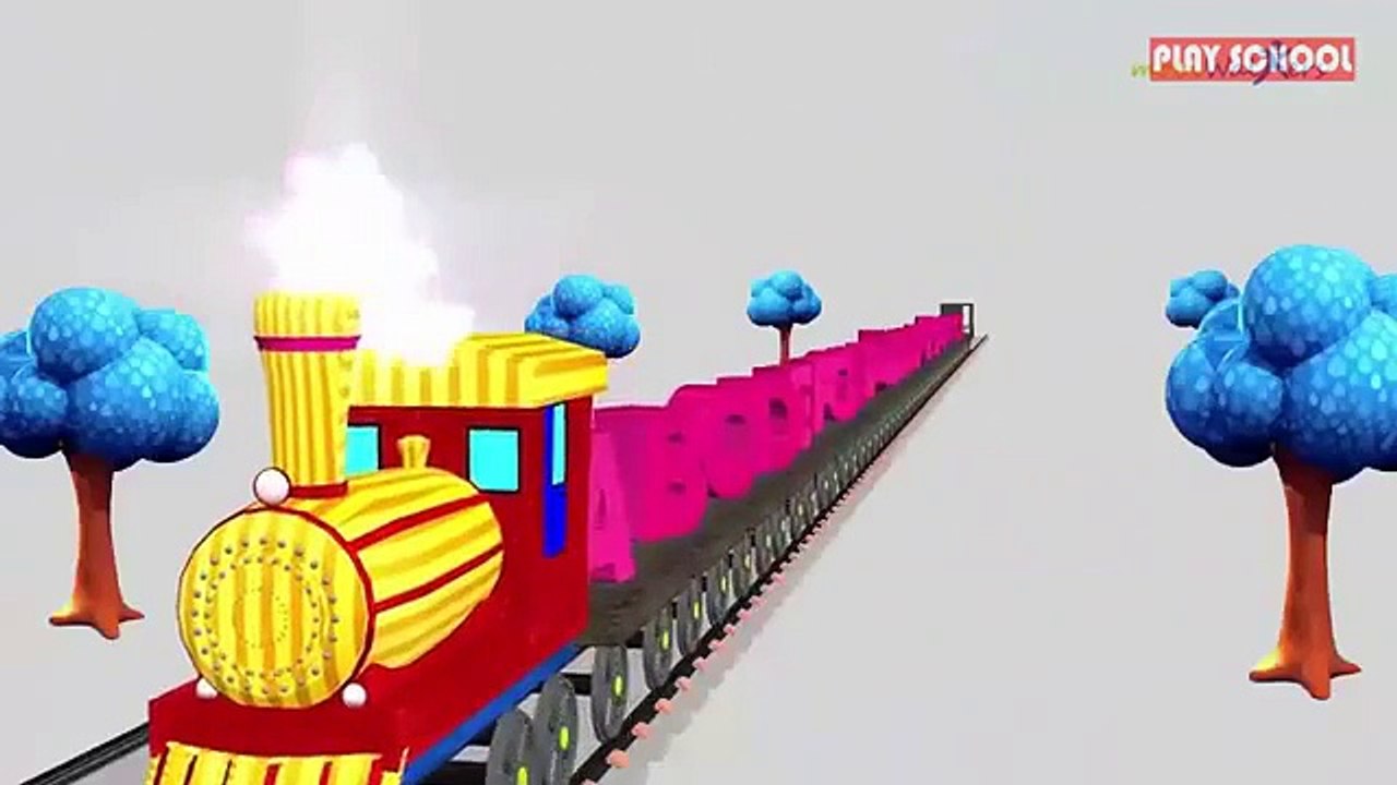 3D Alphabet Songs  ABC songs for children  3D  Animation Learning AlphabetTrain  ABC Songs Phonics S