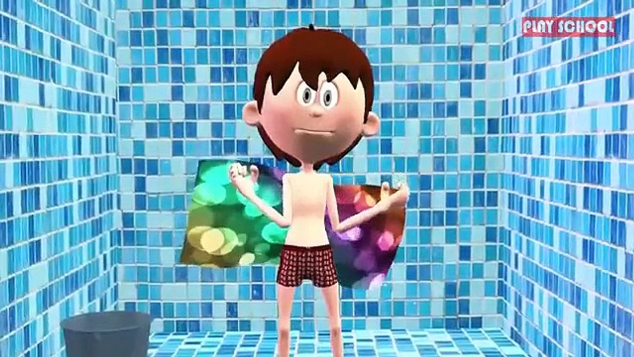 3D Animation After A Bath Nursery rhymes for childrens with lyrics