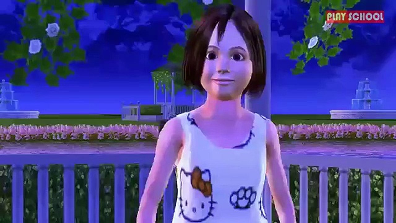 3D Animation I Hear Thunder Nursery Rhyme for Children with Lyric 2