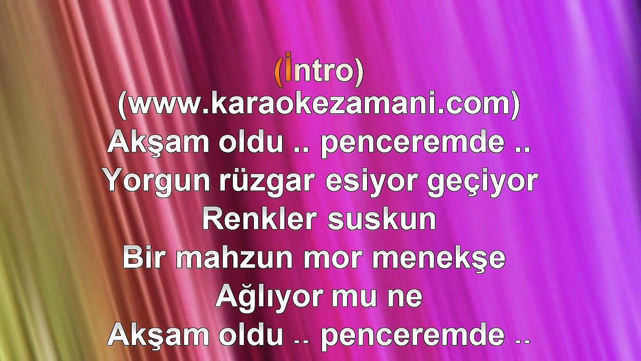 Nilüfer - Mor Menekşe - (Kayahan) - 1988 TÜRKÇE KARAOKE