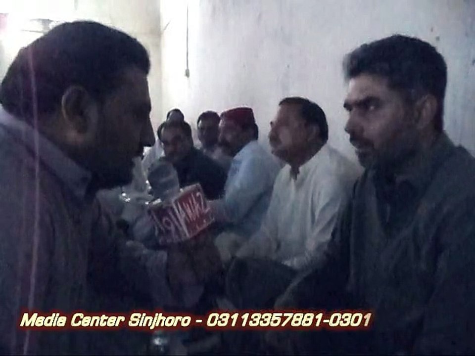 Sinjhoro : PPP Leader Allaudin Junejo's SOT With Awaz Tv On Murder Of Shop Owner Mukesh Kumar At Dharmshala Of Gurdwara Mandir Sinjhoro
