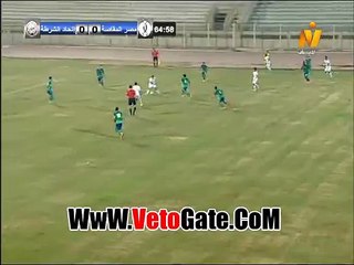 "عبد الله سيسيه"يتقدم بالهدف الاول اتحاد الشرطه فى المقاصه