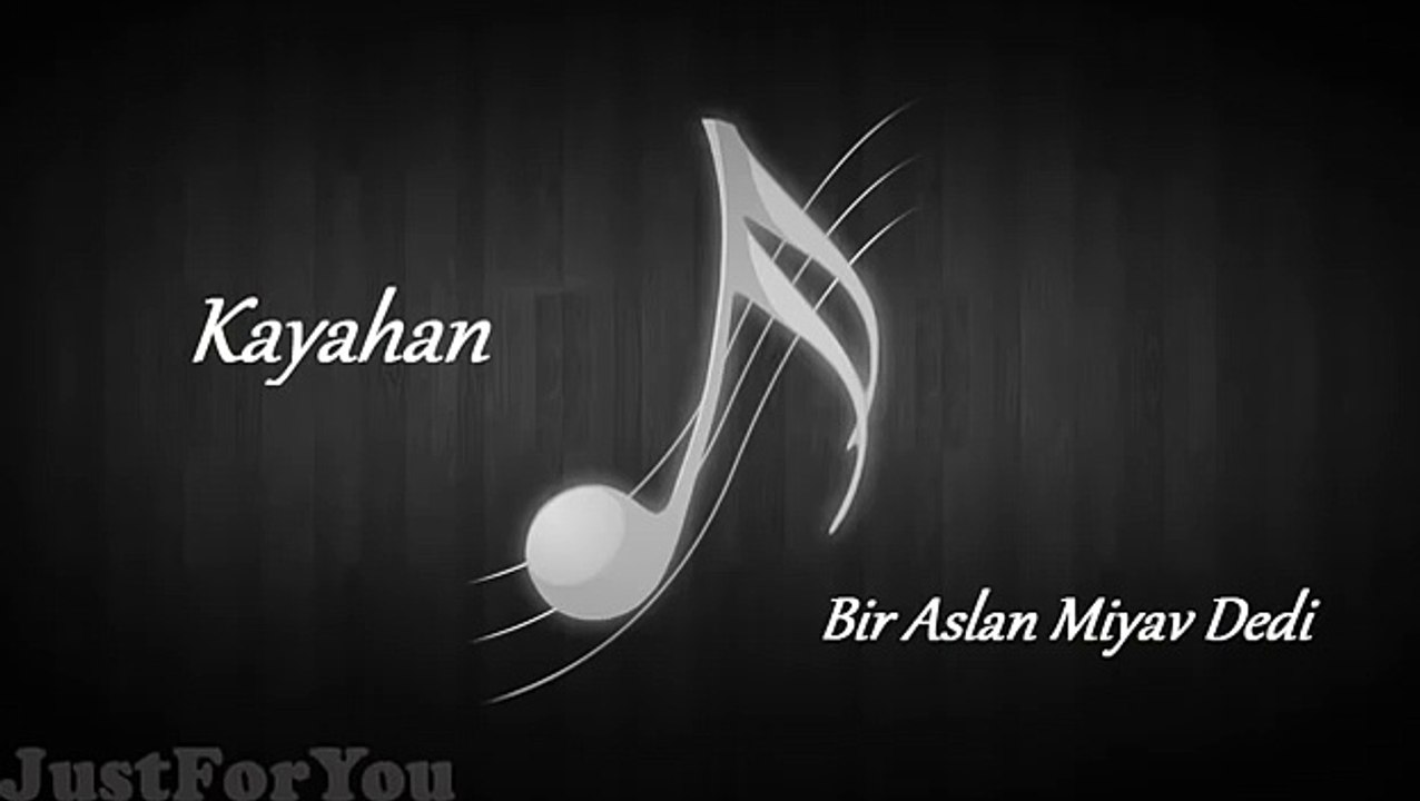 Kayahan Bir Aslan Miyav Dedi Dailymotion Video