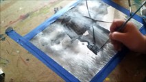 Windmill Time lapse Painting