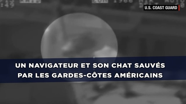 Un navigateur et son chat sauvés par les gardes-côtes américains