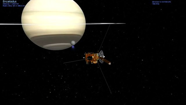 Up close: Saturns moon Enceladus