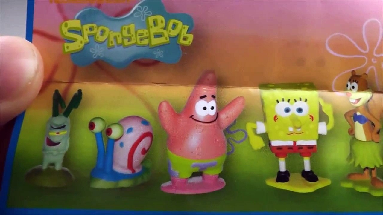 SPONGEBOB Kinder Surprise Unboxing