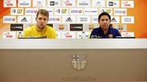 FCB Basket: Rueda de prensa de Xavi Pascual i Vezenkov en la previa del FC Barcelona Lassa - Stelmet Zielona Gora [ESP]