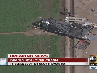 Deadly RV Rollover in West Valley Loop 101