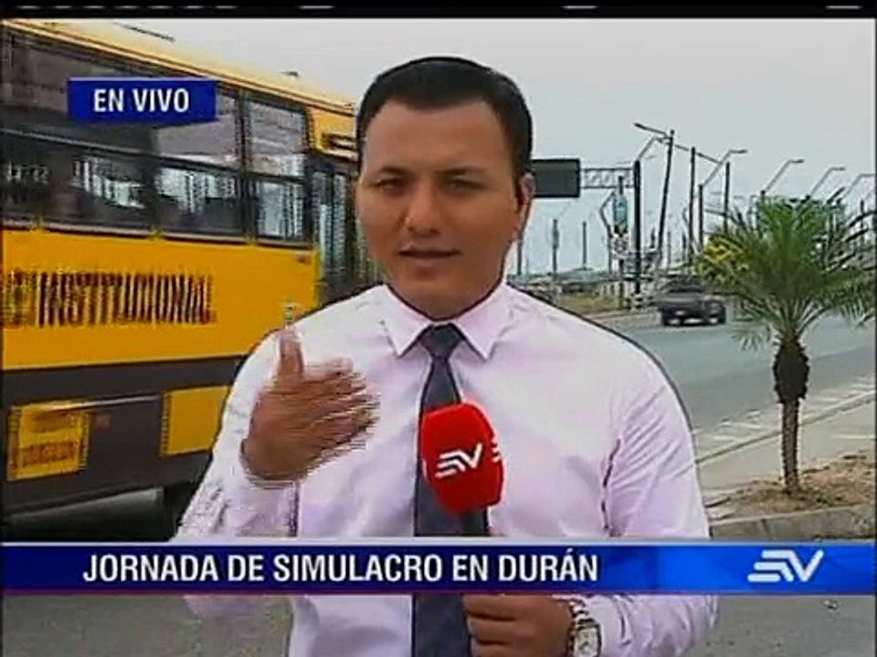 Finaliza simulacro de emergencia en Puente de la Unidad Nacional