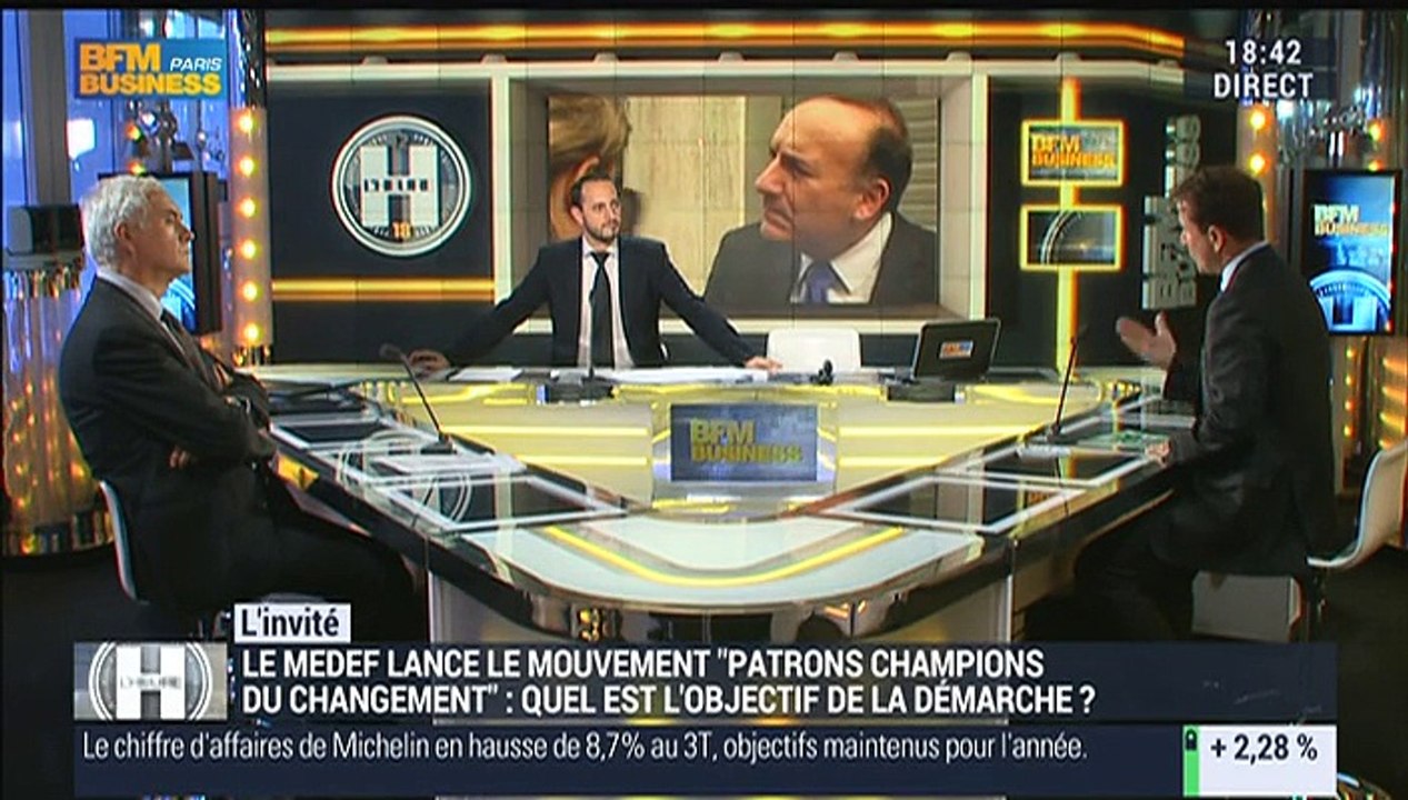 "Patrons, champions du changement": "Le Medef se mobilise pour mettre en place une politique de mixité dans les entreprises", Thibault Lanxade - 22/10