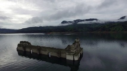 16th century church emerges from water in Mexico