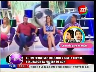 Francisco Delgado y Gisela Bernal realizaron la prueba de ADN