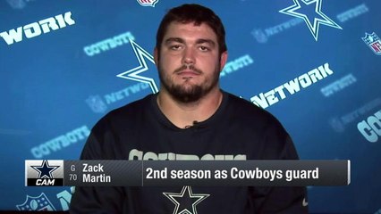 Zack Martin on executing ground game against Giants