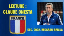 HANDBALL LECTURE CLAUDE ONESTA FRANCE 2002 BEOGRAD RUKOMET