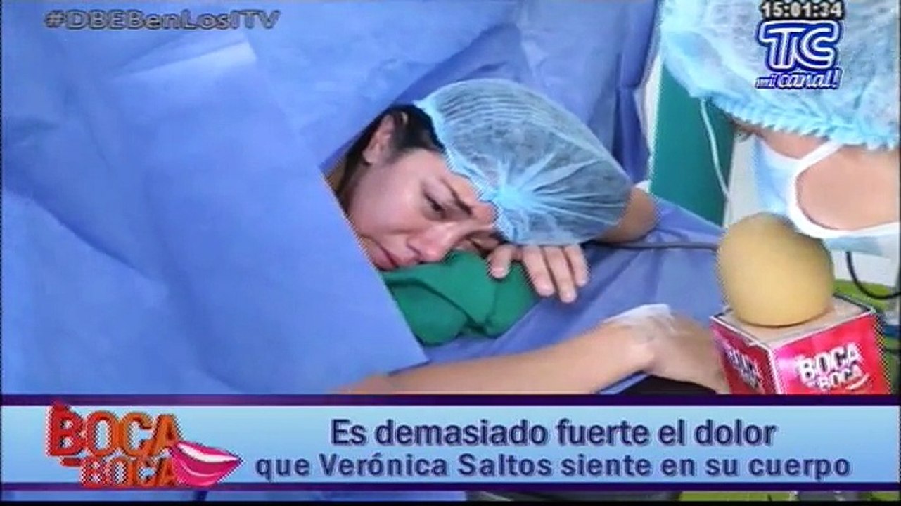 Verónica Saltos es intervenida para retirar biopolímeros de su cuerpo