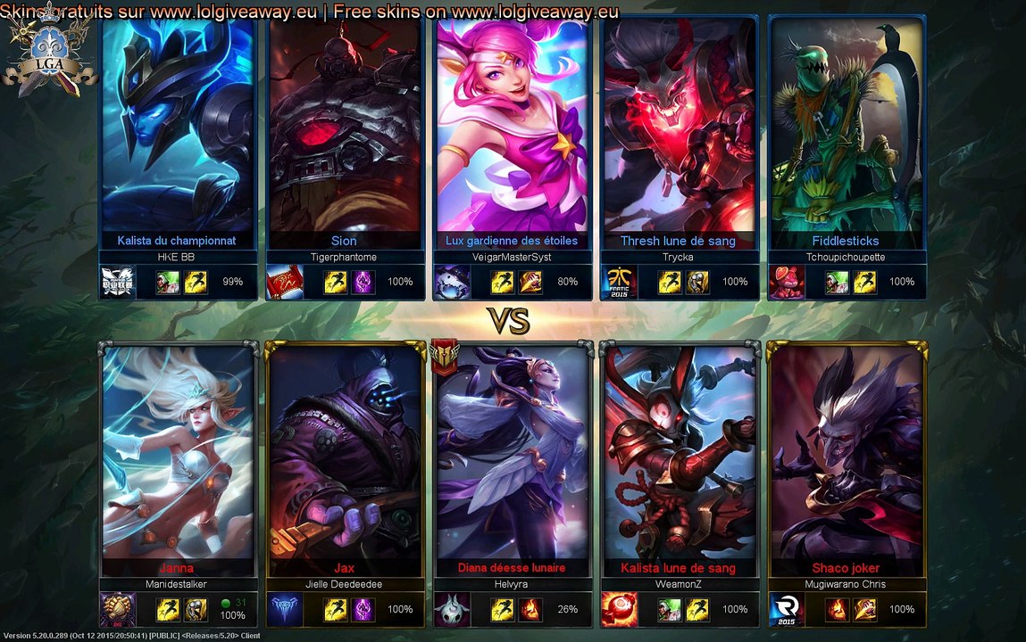 LolGiveAway Live (REPLAY) (2015-10-22 22:22:47 - 2015-10-23 05:32:02)