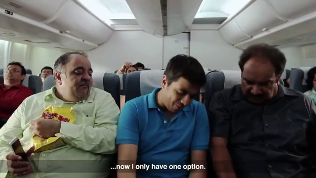 What Indians do while in flight -@_ Indian flights reality