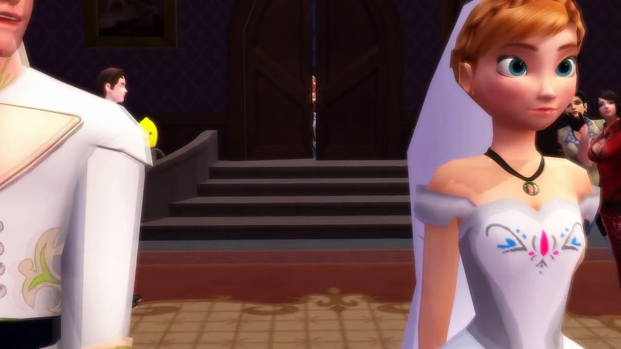 Frozen Anna & Hans Wedding (Kristoff X Anna Kiss)