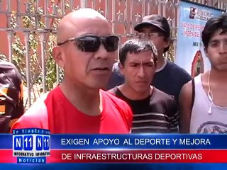 N11 DEPORTISTAS EXIGEN APOYO AL DEPORTE Y MEJORA DE INFRAESTRUCTURAS POR PARTE DE LAS AUTORIDADES
