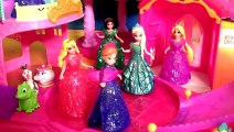 NEW Play Doh Sparkle Royal Palace - 10 Disney Princess Glitter Glider Magiclip Dolls Anna Elsa Ariel