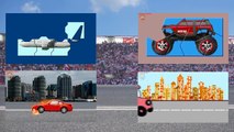 Cartoons for Children - Leos RACING CAR - Kids 3D Construction (мультики на английском)