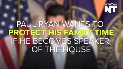 Paul Ryan Supports A Work-Life Balance, But Only When It's His Life