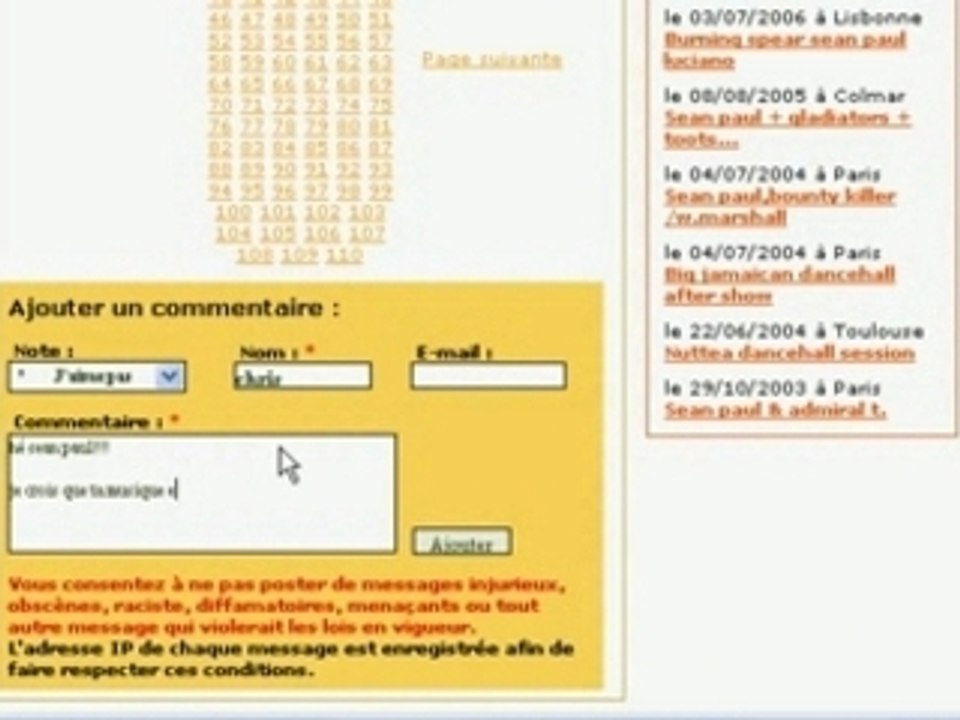 Casse sean paul , c'est nul pas mrrant..