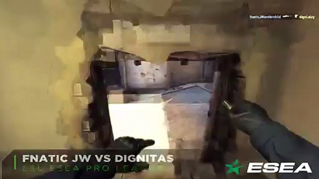 Fnatic jw One Man Show Against Dignitas on de_mirage at ESL ESEA Pro League $1,000,000 CS: