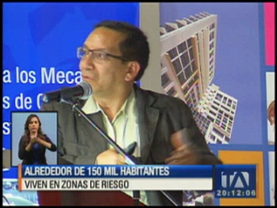 Alrededor de 150 mil habitantes viven en zonas de riesgo