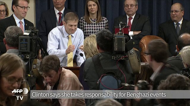 Hillary Clinton takes responsability for Benghazi attack