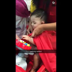 Baby Arsy Addara Nanggis Saat Potong Rambut Part 1 l Anang Hermansyah & Ashanty