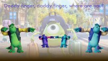 Monsters University 2 Finger Family Song Daddy Finger Nursery Rhymes Mike Wazowski Greek F