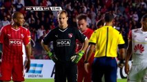 Independiente goalkeeper misses crucial penalty