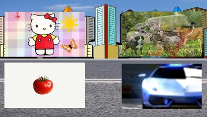 Cars for Kids. Taxi car. Cartoon. Lets make a Puzzle