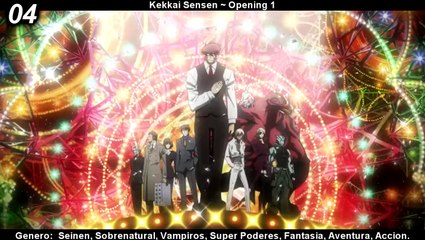 Top 6 Anime Sobrenatural/Acción