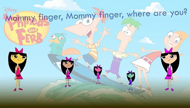Phineas And Ferb Finger Family Song Daddy Finger Nursery Rhymes Full animated cartoon engl