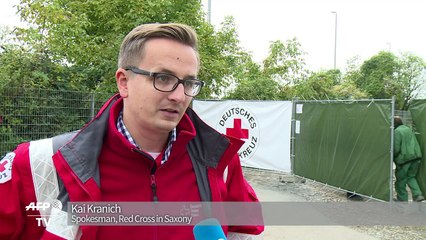 Germany sets up heated accommodation for migrants