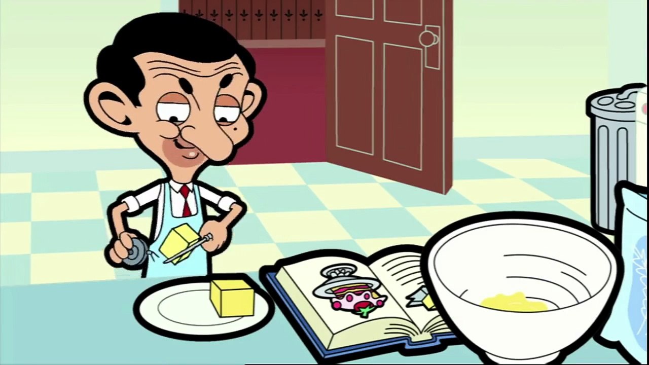 Mr Bean - Bakes a cake