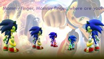 Sonic The Hedgehog Finger Family Song Daddy Finger Nursery Rhymes Power Ring Full animated