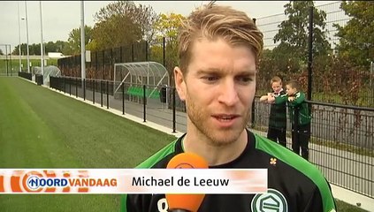 FC selectie na terugkomst direct door naar training - RTV Noord