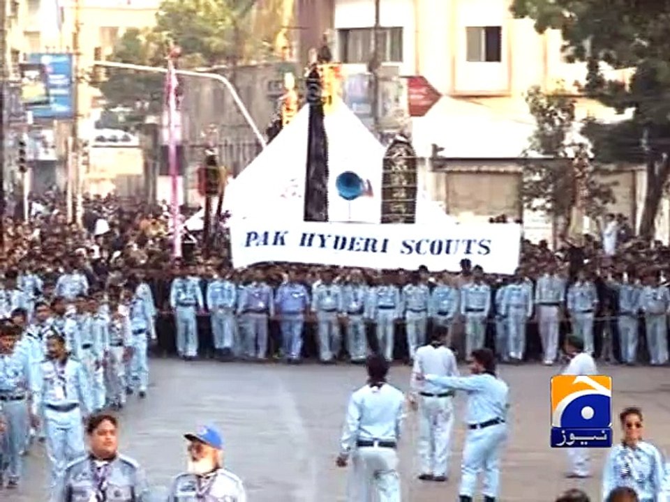 9th Muharram procession in Karachi concludes