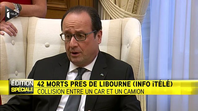 François Hollande : Le gouvernement français est mobilisé après la collision qui a fait au moins 42 morts