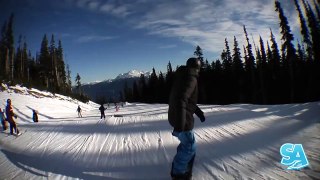 How to Cab Caballerial Buttering Trick (Goofy) Snowboard Tricks