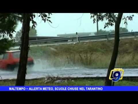 Maltempo | Allerta meteo, scuole chiuse nel tarantino