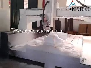 apex cnc router with 5 axis working demo