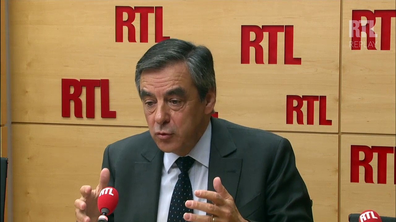 François Fillon invité d'Olivier Mazerolle sur RTL