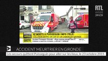 Le secours se rendent sur les lieux du drame en Gironde