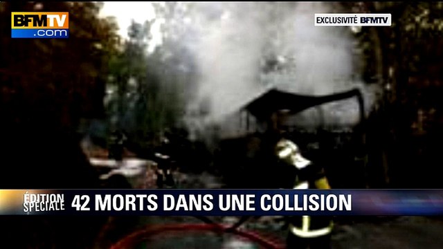 Puisseguin: un témoin décrit l' épaisse, très intense colonne de fumée noire