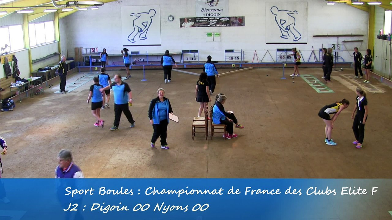 Premier tour, Digoin contre Nyons, Club Elite F...